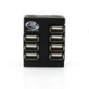 PC Mini 7 Port USB 2.0 High Speed Hub Adapter with Cable