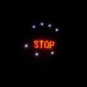 Car Warning Stop Sign with Multicolor LED Flash Light