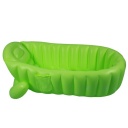 Inflatable baby tub large green & yellow color random