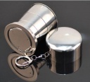 Six layer stainless steel portable folding cup folding water jug glass small