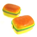 Square burger lunch box