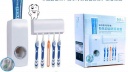 toothpaste dispenser with 5 toothbrush hanging