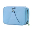 large capacity Waterproof hanging wash bag blue