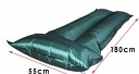 Green fold with pillow automatic inflatable single inflatable cushion