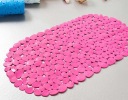 Bathroom pebble PVC suction cup non-slip pad color random