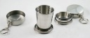 Outdoor Cups Stainless steel Portable retractable cup/Travel glasses/folding cup