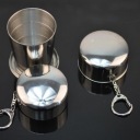 Outdoor Cups Stainless steel Portable retractable cup/Travel glasses/folding cup