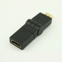 Gold Plated HDMI Male to Female 180° Swiveling Adapter Converter