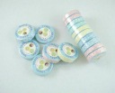 Mini compressed towel (10pcs) random color