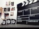 Wooden movie slates  board / director board / message board random color