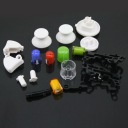 White Controller Case Shell Cover with Buttons for XBox 360