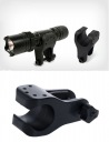 360-degree Rotation Horizontally U-shape bike Flashlight  Holder