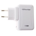 US/AU/UK/EU Plug 5V/2A Ultra Compact 4-Port USB Power Adapter Wall Charger