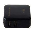 US/AU/UK/EU Plug 5V/2.1A Ultra Compact Dual USB Power Adapter Wall Charger