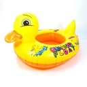 small yellow duck inflatable baby swimming  boat / swim ring