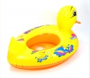 small yellow duck inflatable baby swimming  boat / swim ring