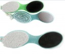 Four in grinding foot / feet brush