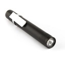 XT-7119 3W Aluminum LED Flashlight Torch Light 1XAAA Black