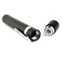 XT-7119 3W Aluminum LED Flashlight Torch Light 1XAAA Black