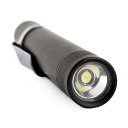 XT-7119 3W Aluminum LED Flashlight Torch Light 1XAAA Black