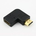 90/270 degree HDMI Female to HDMI Male Right Angled Adapter for HD TV Port Cable