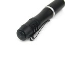 Mini Super Bright 3W LED Flashlight Torch w/Clip Black