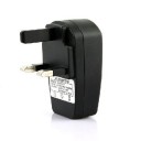 UK Plug USB AC DC Power Supply Wall Charger Adapter MP3 MP4 DV Charger Black