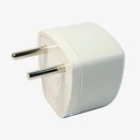 2-pin EU Travel Plug Power Adapter Converter White