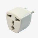 2-pin EU Travel Plug Power Adapter Converter White