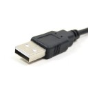 Mini 4 Port USB 2.0 480Mbps High Speed Cable Hub for PC