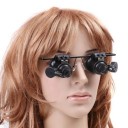 Watch Repair Magnifier Loupe 20X Glasses With LED Light