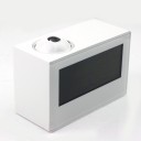 Digital LED Projector Alarm Clock Black Rotate 180 Degree