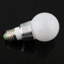 E27 3W RGB LED Bulbs 16-color AC85V to 265V Dimmable Light Bulbs Controler included