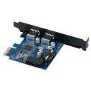 ORICO PVU3-2O2I USB3.0 PCI-Express Card with two rear ports and a USB3.0 20PIN Adapter Connector