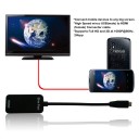 Microusb Slimport to Hdmi Full Hd / 1080p / 3d Adapter for Lg E960 Mako Google Nexus 4