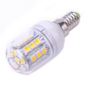 E14 220V 5W SMD5050 LED Corn Bulb Light 27 LED Warm White