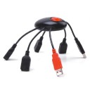 "HONK"USB spider hub,Expanded 4 USB 2.0 connections,with usb port for auxiliary power,