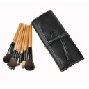 High-grade nylon hair black bag original wooden handle -15pcs