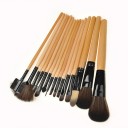 High-grade nylon hair black bag original wooden handle -15pcs