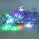 10M 60LED snow colorful LED lights for Christmas tree/ wedding /party 10M 220V with end plug