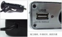 USB+3 way Car Cigarette Lighter Socket Splitter Charger 12V/24V LED