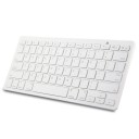 Universal Ultra Slim Bluetooth 3.0 Wireless Keyboard for 9-10 Inches Tablet White