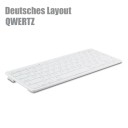 Universal Ultra Slim Bluetooth 3.0 Wireless Keyboard for 9-10 Inches Tablet White