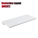 Universal Ultra Slim Bluetooth 3.0 Wireless Keyboard for 9-10 Inches Tablet White