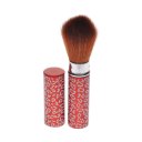 Makeup Retractable Red Leopard Blush Powder Brush Adjustable Cosmetic