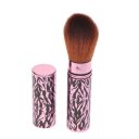 Makeup Retractable Red Leopard Blush Powder Brush Adjustable Cosmetic