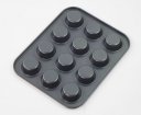 Nonstick Coating Bakeware 12-Cup Muffin Cup Mini Stainless Iron Loaf Cupcake Pan