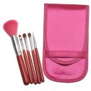 Professional Brush Set With Lovely Red Pouch