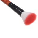 Red Handle Pink & White Brush Big Blush Brush