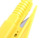 3-in-1 Whistle Seat Belt Cutter Window Break Keychain Yellow